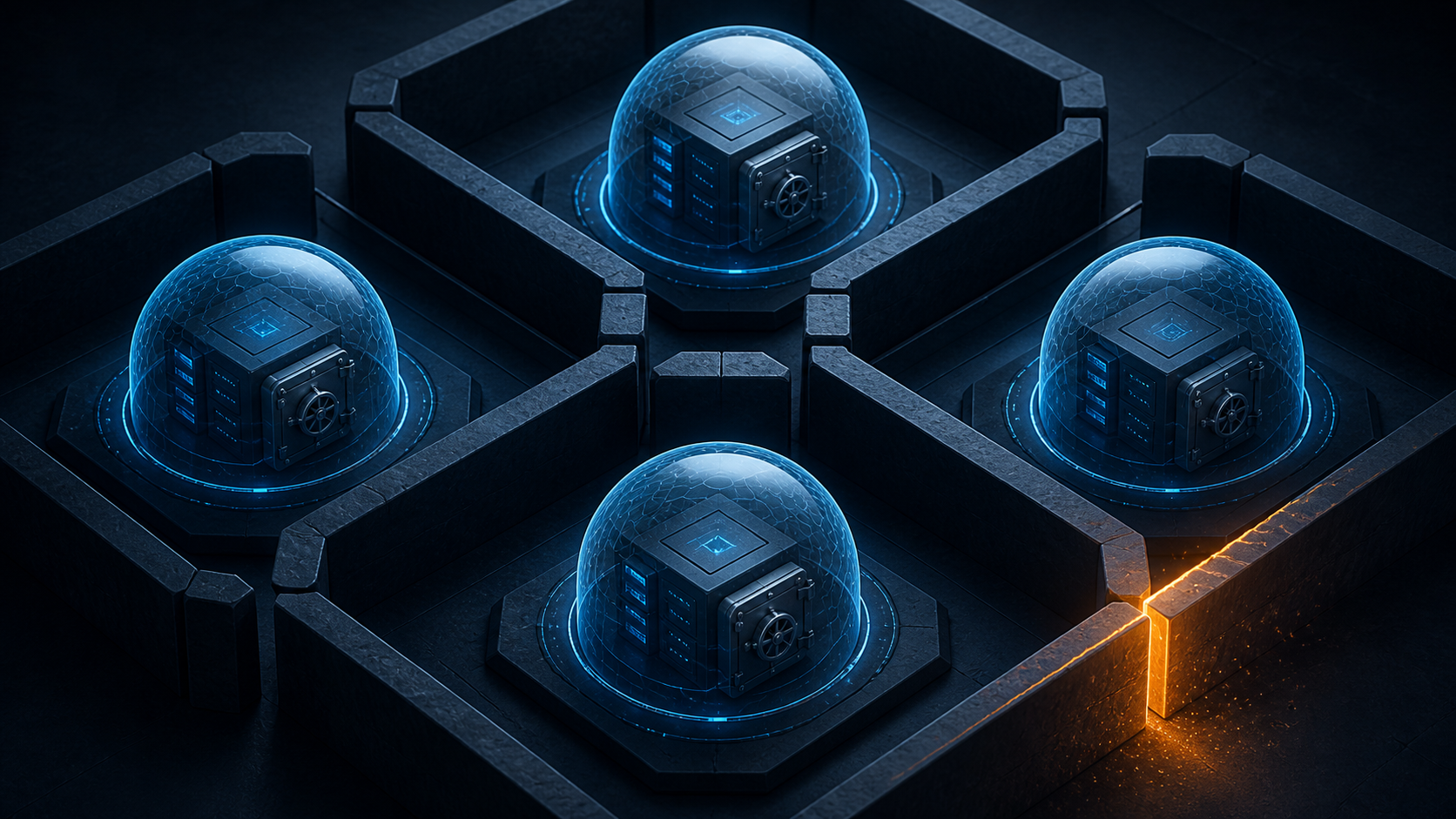 Shared kernel versus dedicated instance, and where the blast radius stops.